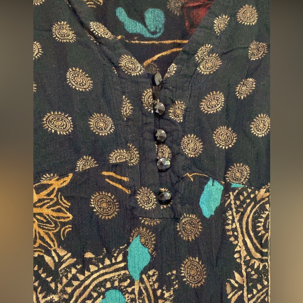 Boho Top with Bell Sleeves by Freestyle |Size 2X - Picture 2 of 5